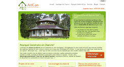 Desktop Screenshot of maisonenchanvre.com