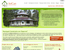 Tablet Screenshot of maisonenchanvre.com